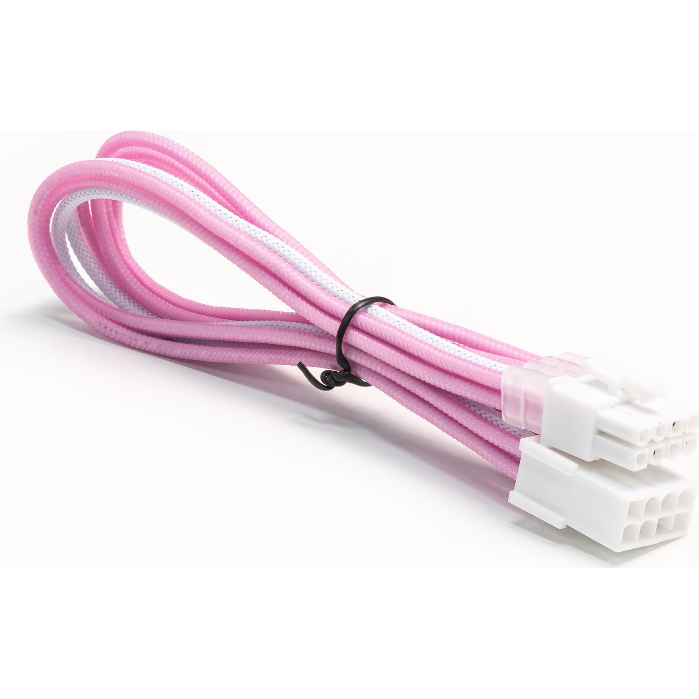 GamerChief Elite Series 8Pin PCIe 30cm Sleeved Extension Cable (Pink