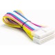 A small tile product image of GamerChief Elite Series 24-Pin ATX 30cm Sleeved Extension Cable (Yellow / Light Pink / Pink / Blue / White) - White Connector