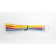 A small tile product image of GamerChief Elite Series 8-Pin EPS 30cm Sleeved Extension Cable (Yellow / Light Pink / Pink / Blue / White) - White Connector