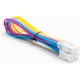 A small tile product image of GamerChief Elite Series 8-Pin EPS 30cm Sleeved Extension Cable (Yellow / Light Pink / Pink / Blue / White) - White Connector