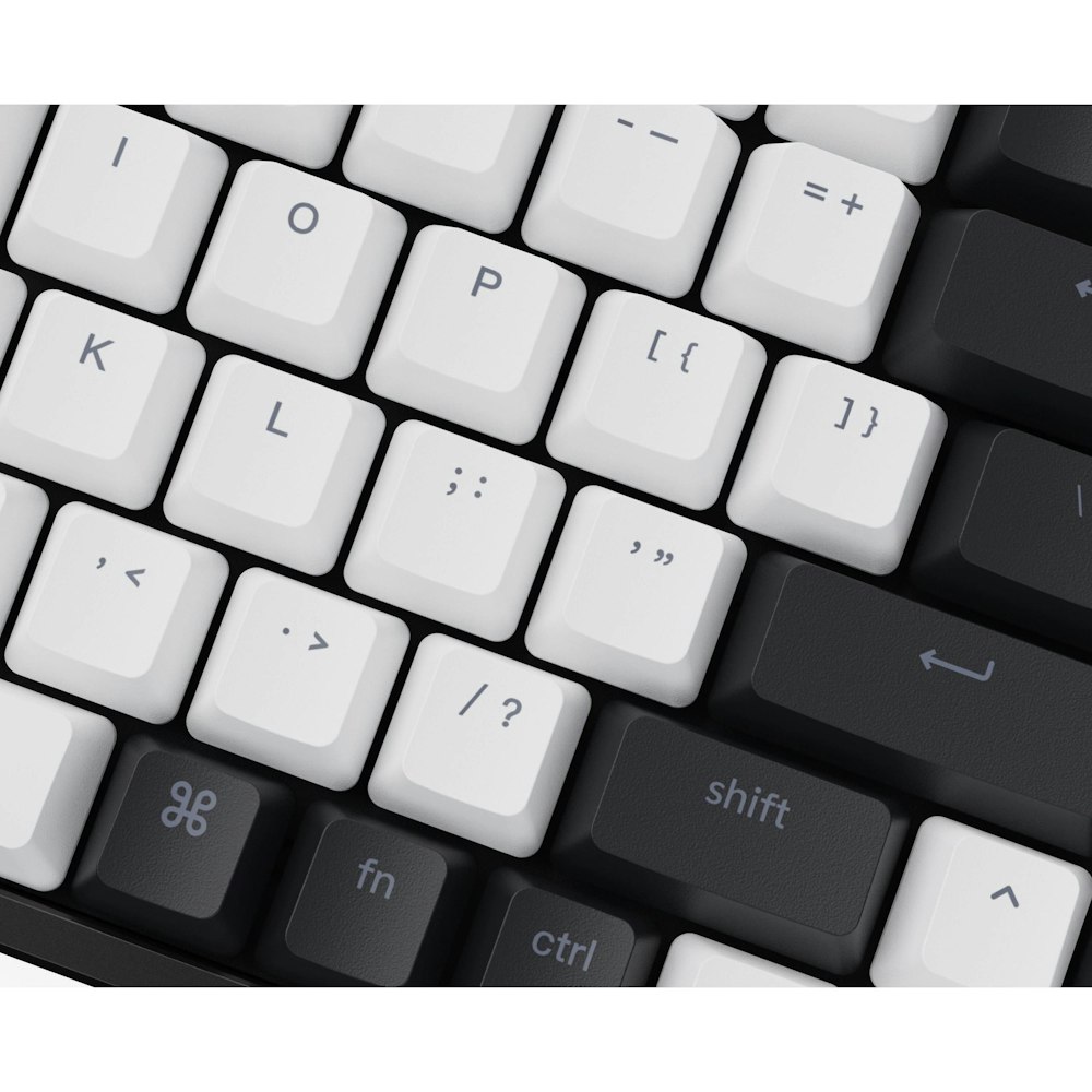 A large main feature product image of Keychron K2 V2 Compact RGB Wireless Mechanical Keyboard - Black (Brown Switch)