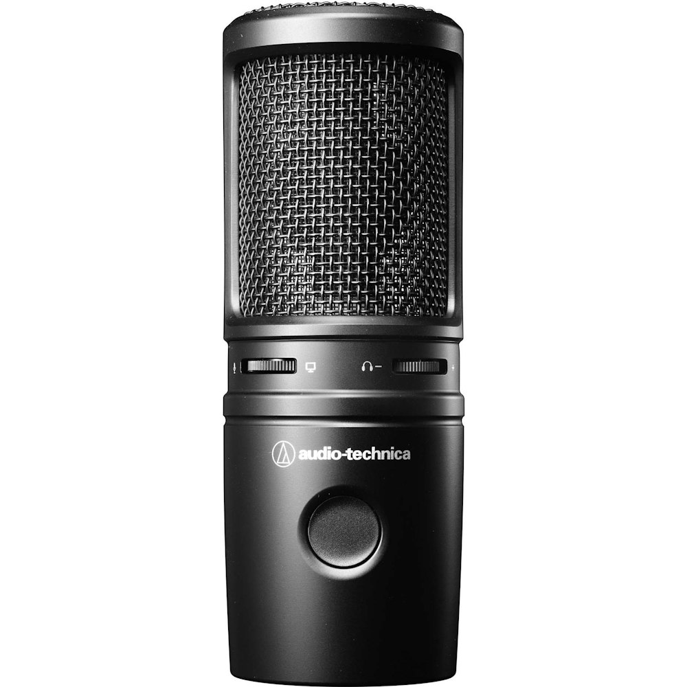 A large main feature product image of Audio-Technica AT2020USB-X Cardioid Condenser USB Microphone
