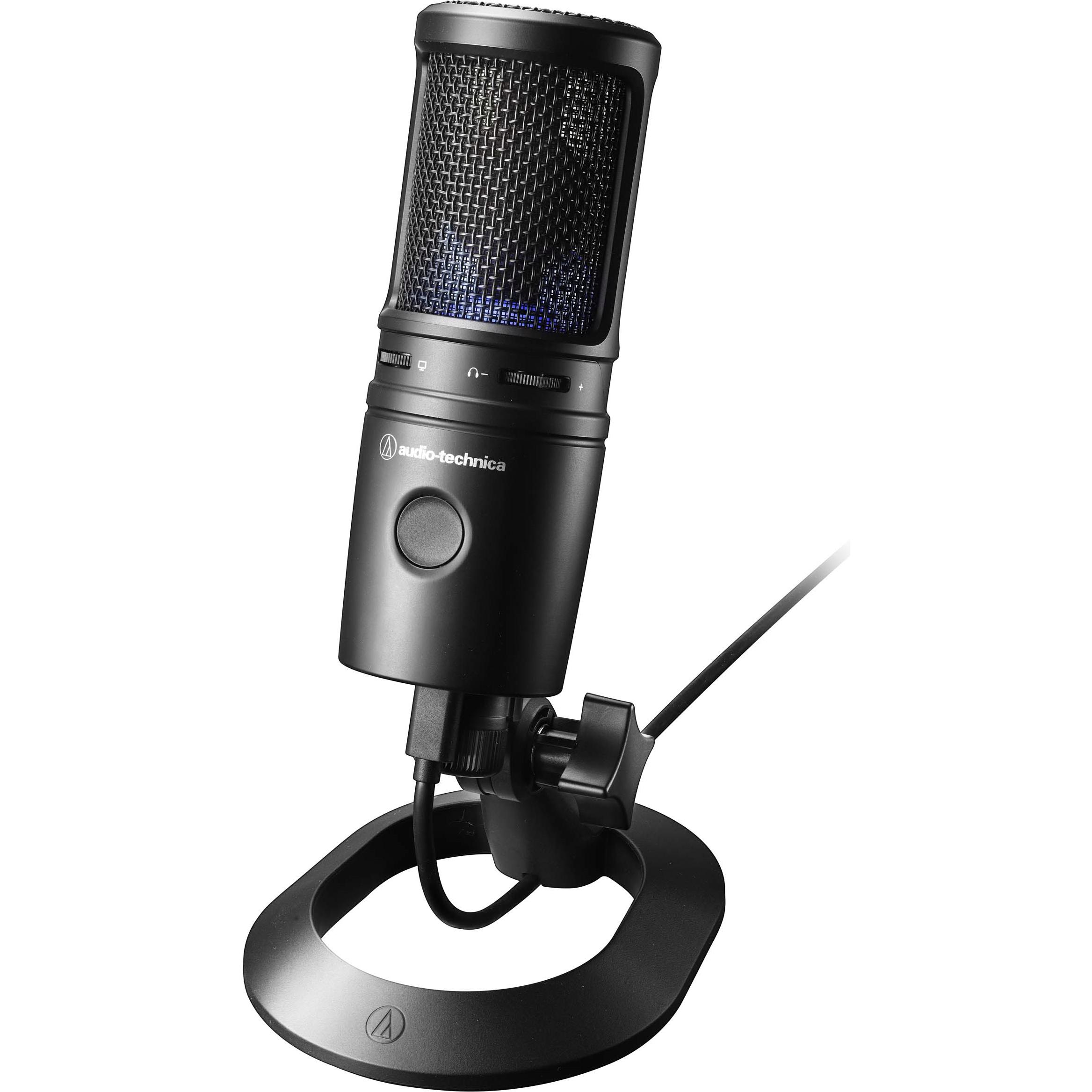 A large main feature product image of Audio-Technica AT2020 USB-X - Cardioid Condenser USB Microphone