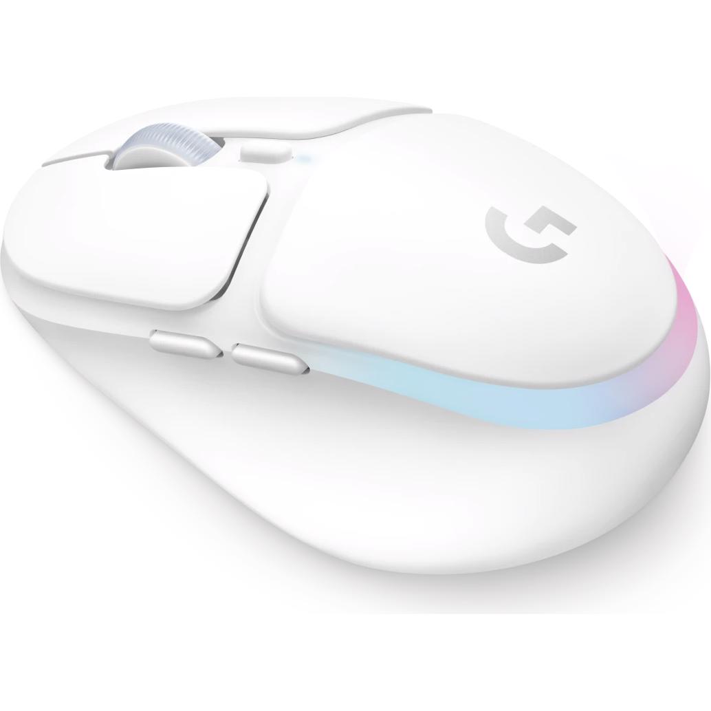 A large main feature product image of Logitech G705 Wireless Gaming Mouse - White