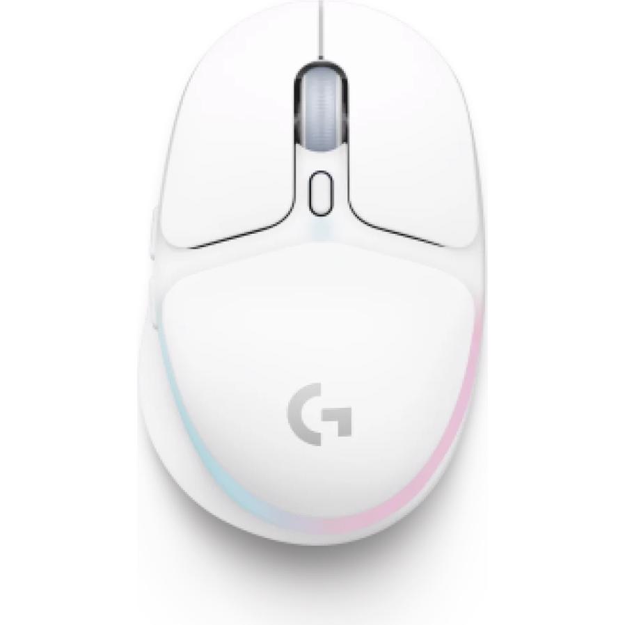 A large main feature product image of Logitech G705 Wireless Gaming Mouse - White