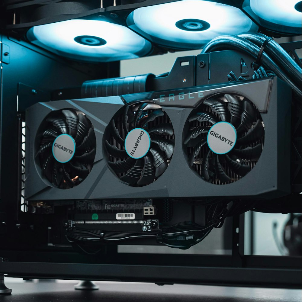 A large main feature product image of PLE Eagle RTX 3070 Ready To Go Gaming PC
