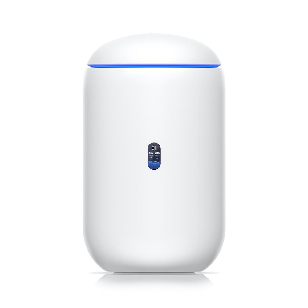 A large main feature product image of Ubiquiti UniFi Dream Router - All-in-one WiFi 6 router