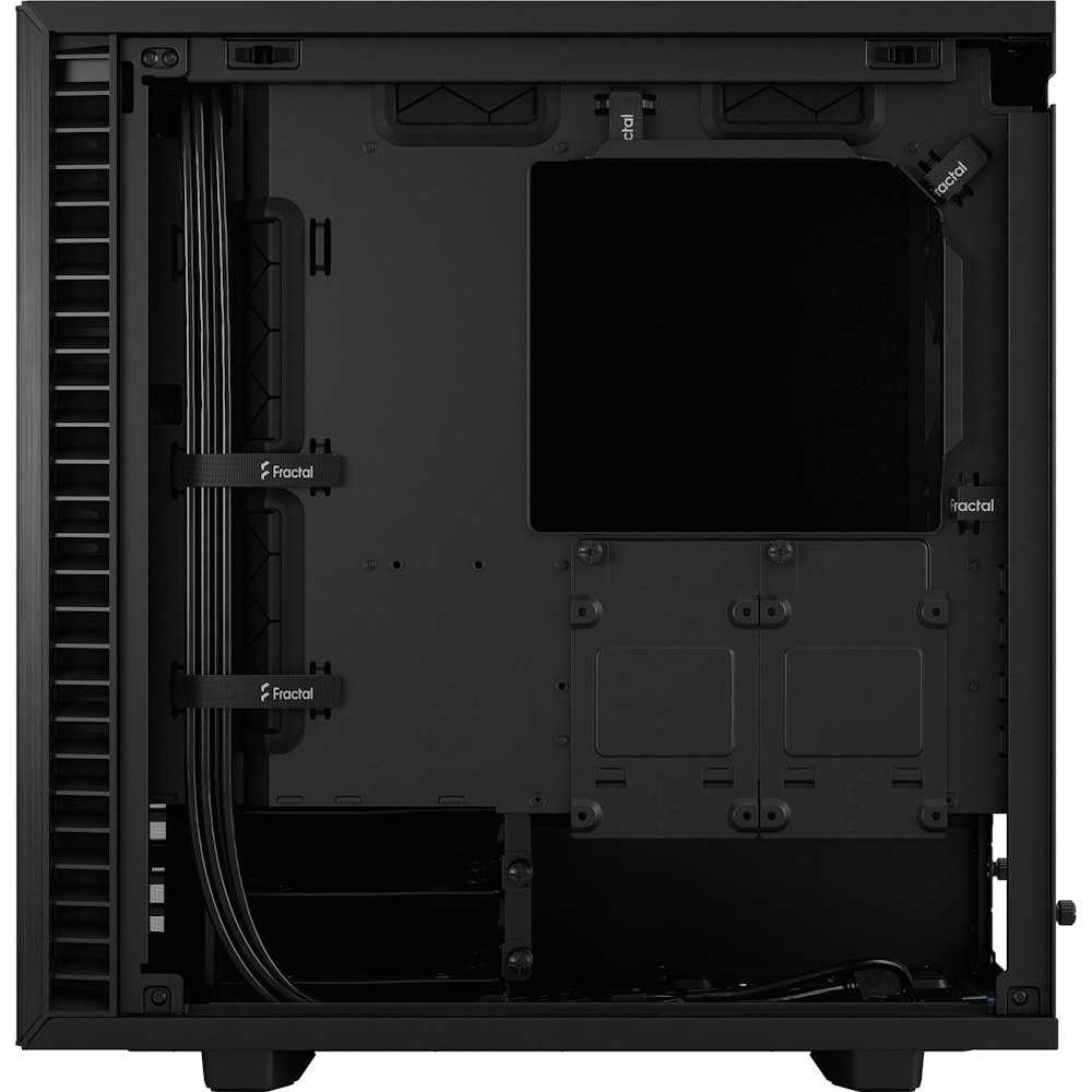 A large main feature product image of Fractal Design Define 7 Mini Solid mATX Case Black