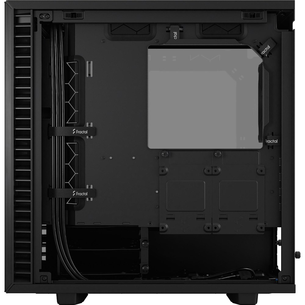 A large main feature product image of Fractal Design Define 7 Mini TG Light Tint Micro Tower Case - Black