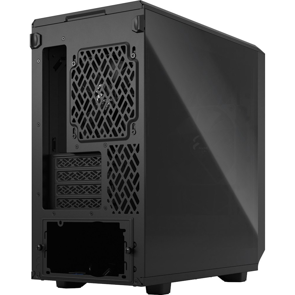 A large main feature product image of Fractal Design Meshify 2 Mini TG  Dark Tint Micro Tower Case - Black