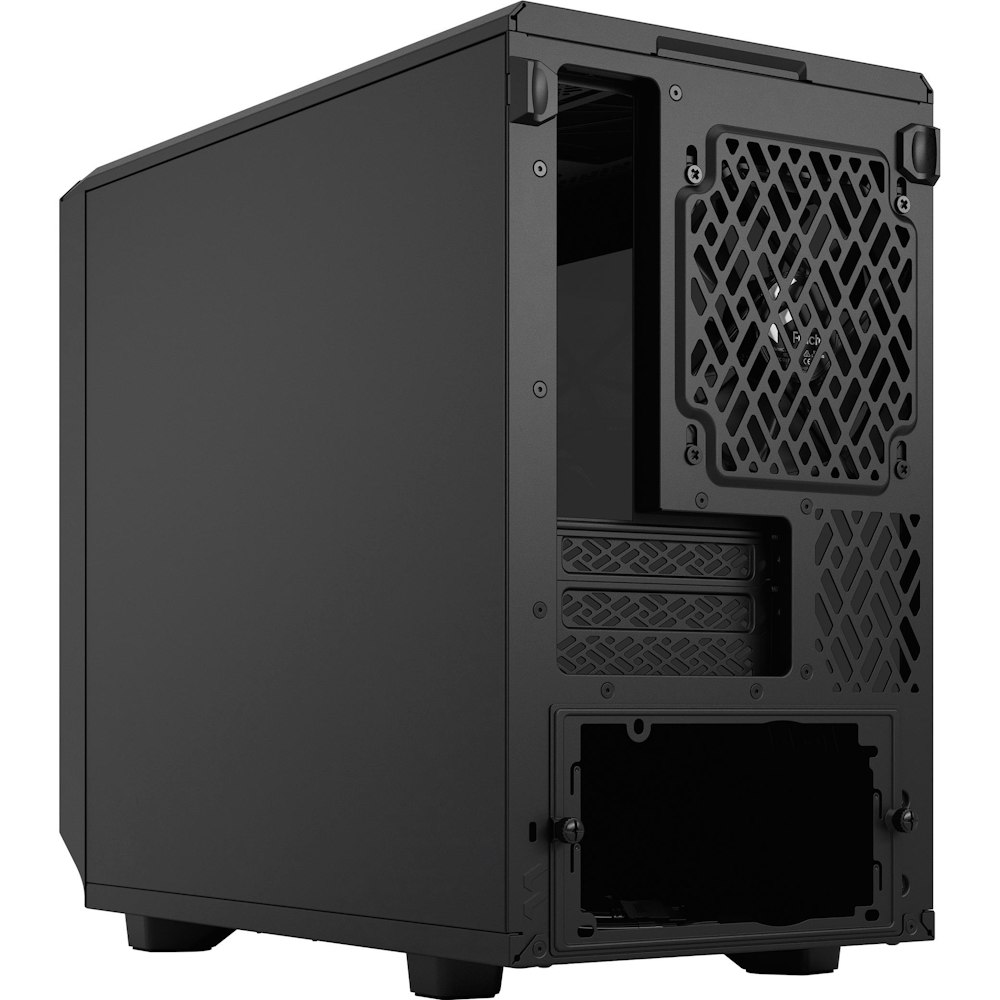 A large main feature product image of Fractal Design Meshify 2 Nano Black Tempered Glass Dark Tint Mini ITX Case