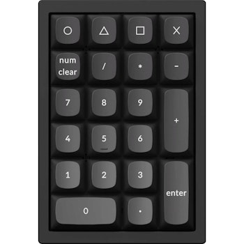 Product image of Keychron Q0 RGB Mechanical Number Pad - Carbon Black (Brown Switch) - Click for product page of Keychron Q0 RGB Mechanical Number Pad - Carbon Black (Brown Switch)