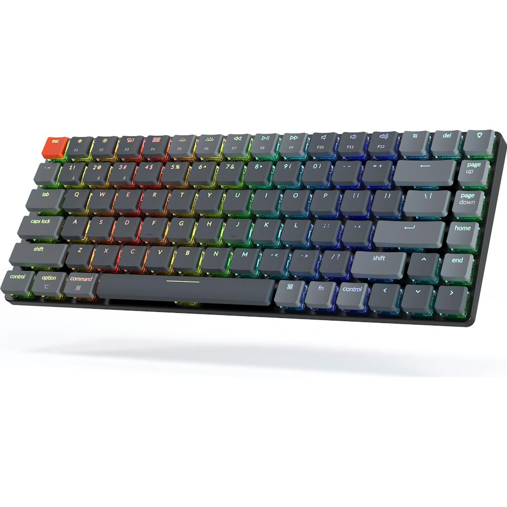 A large main feature product image of Keychron K3v2 Slim RGB Wireless Mechanical Keyboard (Optical Red Switch)
