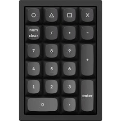 Product image of Keychron Q0 RGB Mechanical Hot-Swappable Number Pad - Carbon Black (Red Switch) - Click for product page of Keychron Q0 RGB Mechanical Hot-Swappable Number Pad - Carbon Black (Red Switch)
