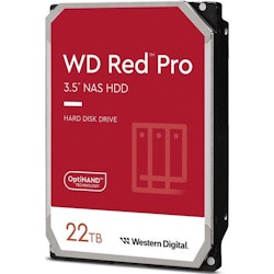 Product image of WD Red Pro WD221KFGX 3.5" 22TB 512MB 7200RPM NAS HDD - Click for product page of WD Red Pro WD221KFGX 3.5" 22TB 512MB 7200RPM NAS HDD