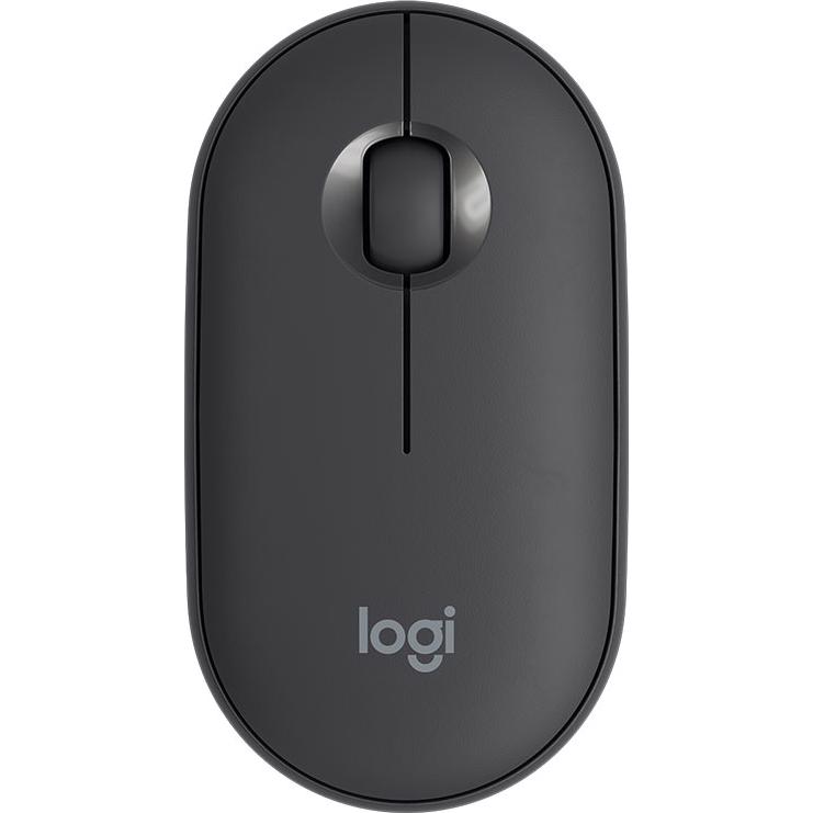 A large main feature product image of Logitech Pebble M350 Wireless Mouse - Graphite