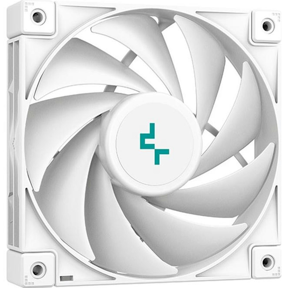 A large main feature product image of DeepCool AK400 CPU Cooler - White