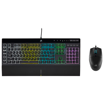 Product image of EX-DEMO Corsair K55 & Katar Pro RGB Gaming Keyboard & Mouse Combo - Click for product page of EX-DEMO Corsair K55 & Katar Pro RGB Gaming Keyboard & Mouse Combo