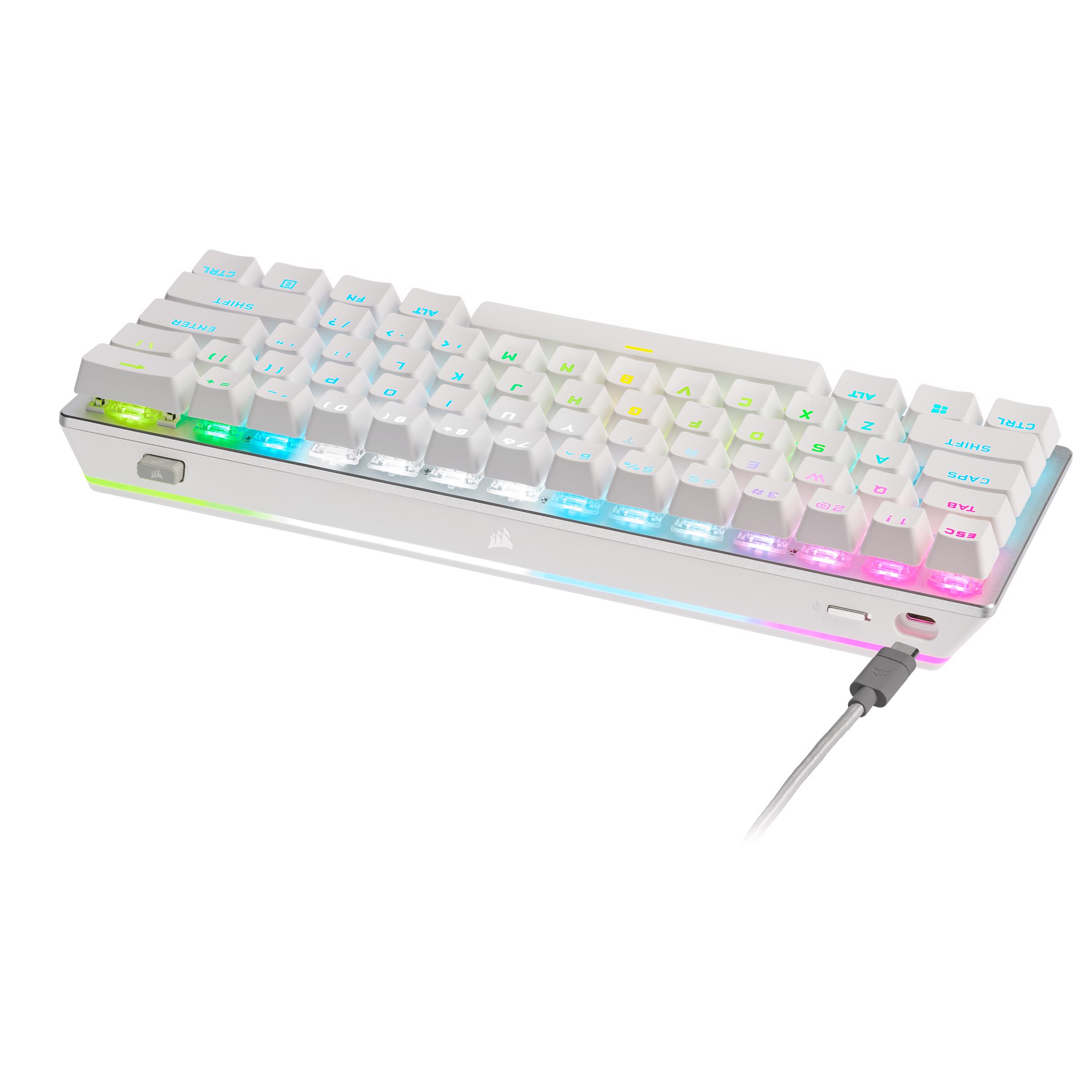 corsair gaming keyboard white