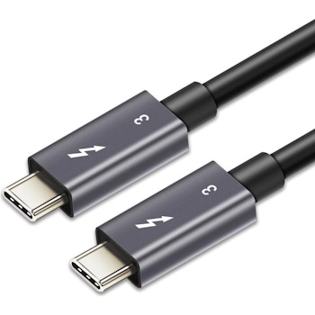 Product image of Astrotek 70cm Thunderbolt 3 USB-C Data Sync Fast Charge Cable - Male to Male - Click for product page of Astrotek 70cm Thunderbolt 3 USB-C Data Sync Fast Charge Cable - Male to Male