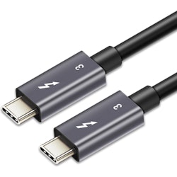 Product image of Astrotek 0.7m Thunderbolt 3 USB-C Data Sync Fast Charge Cable - Male to Male - Click for product page of Astrotek 0.7m Thunderbolt 3 USB-C Data Sync Fast Charge Cable - Male to Male