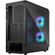 A small tile product image of Fractal Design Focus 2 RGB TG Clear Tint Mid Tower Case - Black