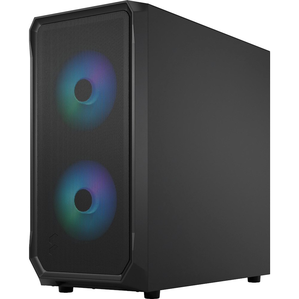 A large main feature product image of Fractal Design Focus 2 RGB TG Clear Tint Mid Tower Case - Black