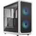 A product image of Fractal Design Focus 2 RGB TG Clear Tint Mid Tower Case (White)