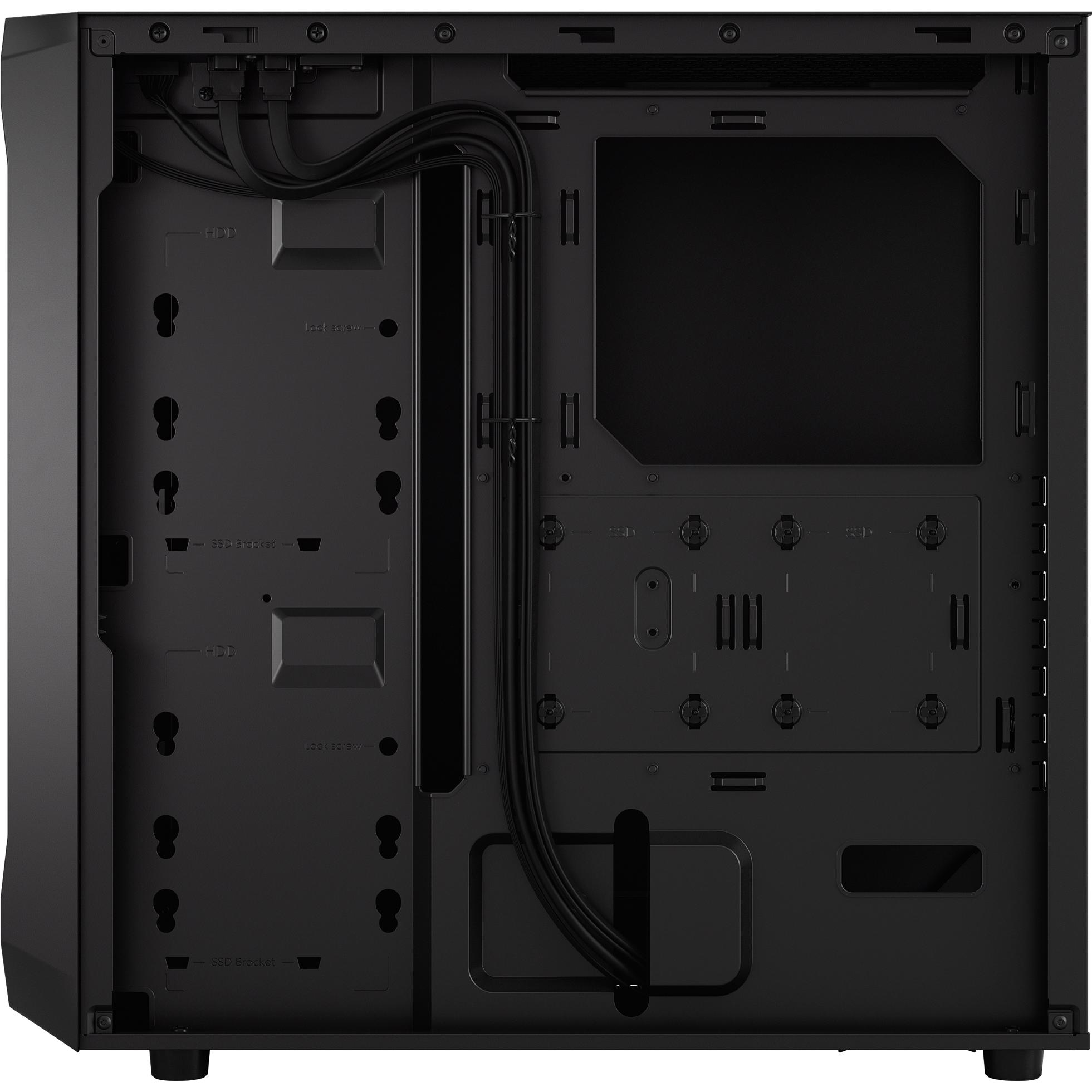 Fractal Design Focus 2 Mid Tower Case Black PLE Computers