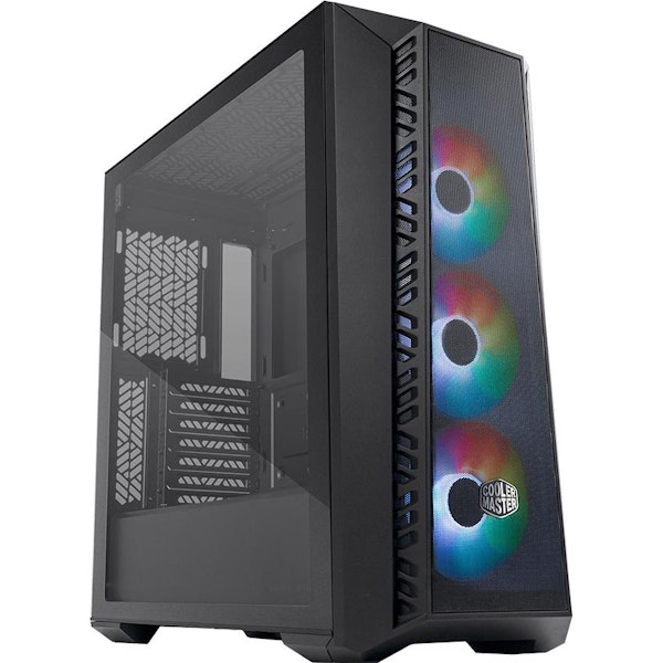 Cooler Master MasterBox 520 Mesh Mid Tower Case - Black | PLE Computers