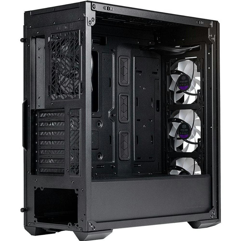 A large main feature product image of Cooler Master MasterBox MB520 Mid Tower Case - Black