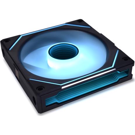 A large main feature product image of Lian Li UNI FAN SL120 Infinity - 120mm Modular Fan 3-Pack w/ Controller (Black)