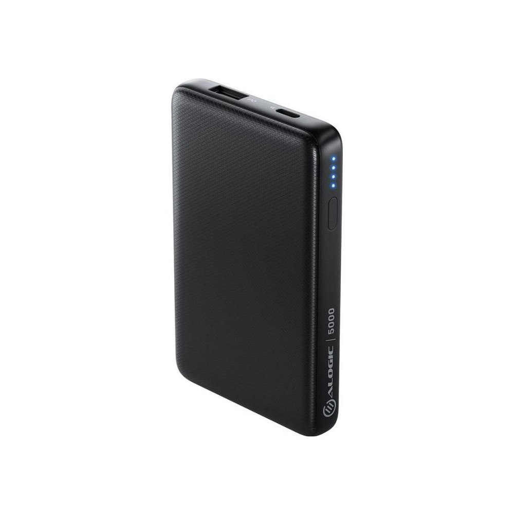 A large main feature product image of ALOGIC Rapid 5000mAh Power Bank - Black