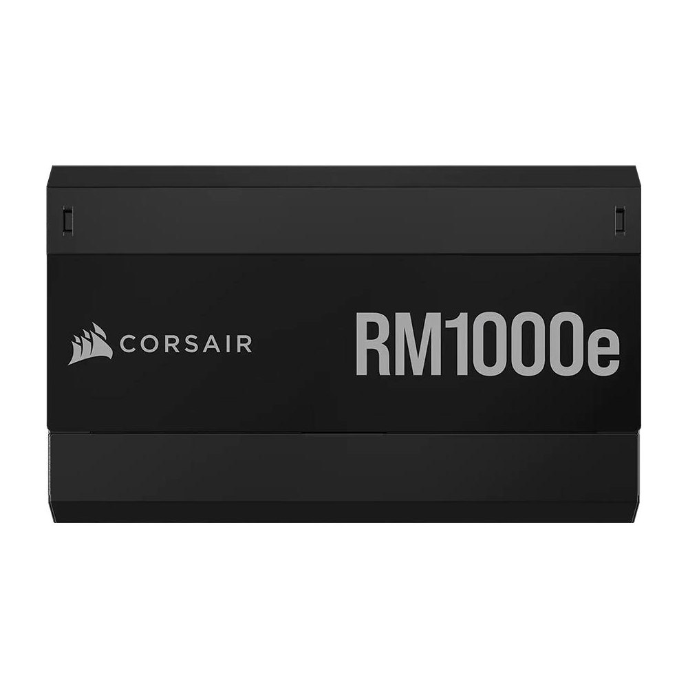 A large main feature product image of Corsair RM1000e 1000W Gold ATX Modular PSU