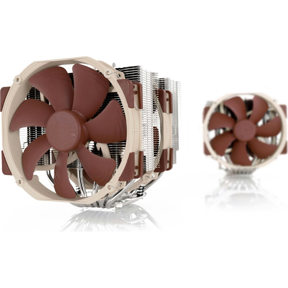 A large main feature product image of Noctua NH-D15 - Multi-Socket PWM CPU Cooler