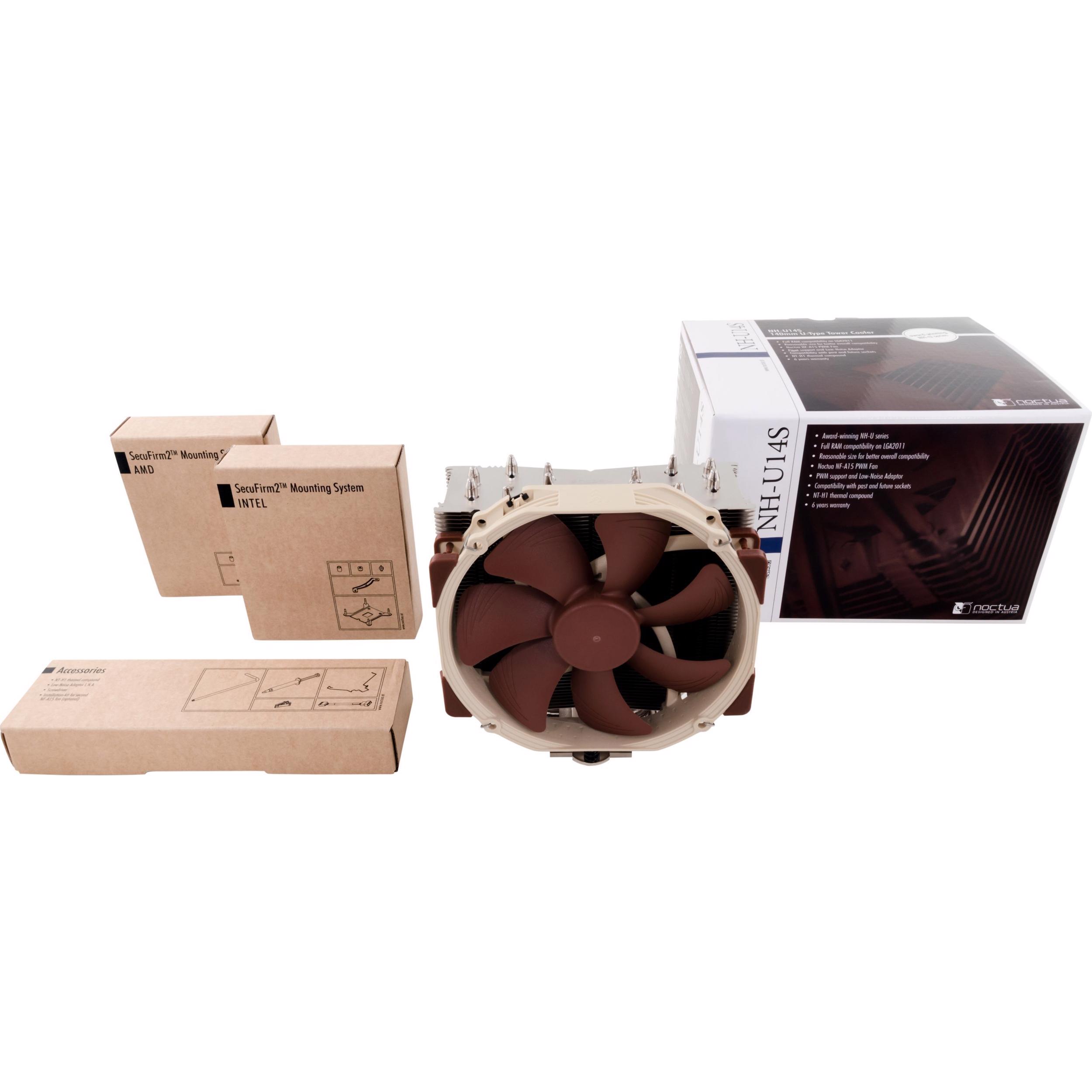 A large main feature product image of Noctua NH-U14S - CPU Cooler