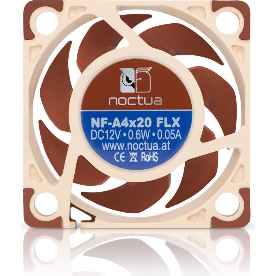 A large main feature product image of Noctua NF-A4x20 FLX - 40mm x 20mm 5000RPM Cooling Fan