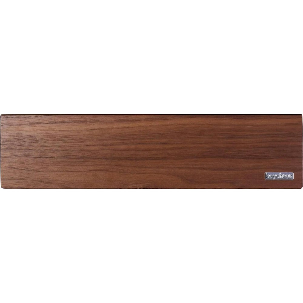 A large main feature product image of Keychron Walnut Keyboard Palm Rest - K2 / K6