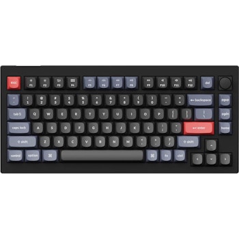 Product image of Keychron V1 RGB 75% Mechanical Keyboard - Carbon Black (Brown Switch) - Click for product page of Keychron V1 RGB 75% Mechanical Keyboard - Carbon Black (Brown Switch)