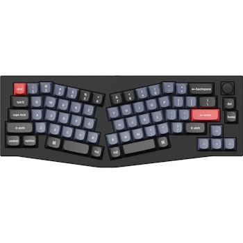 Product image of Keychron Q8 RGB Ergonomic Mechanical Keyboard - Carbon Black (Brown Switch) - Click for product page of Keychron Q8 RGB Ergonomic Mechanical Keyboard - Carbon Black (Brown Switch)