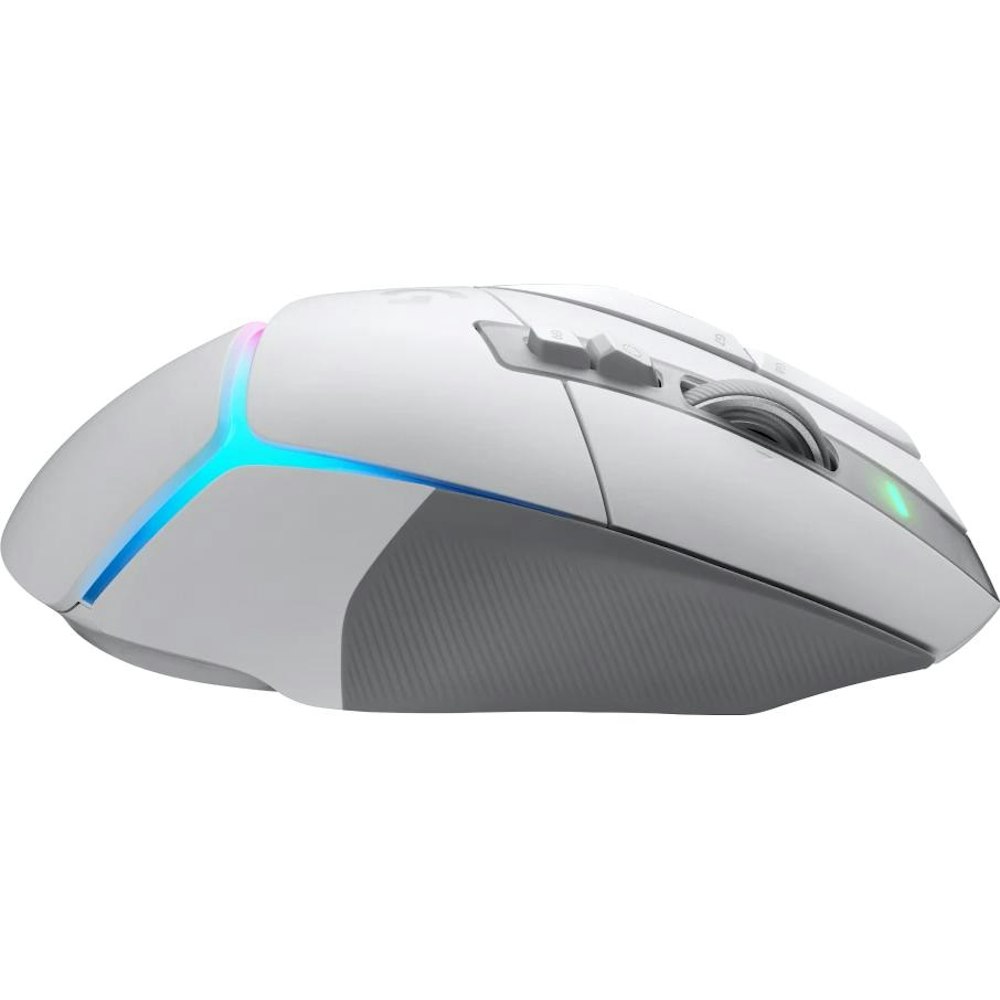 A large main feature product image of Logitech G502 X PLUS RGB Wireless Gaming Mouse - White