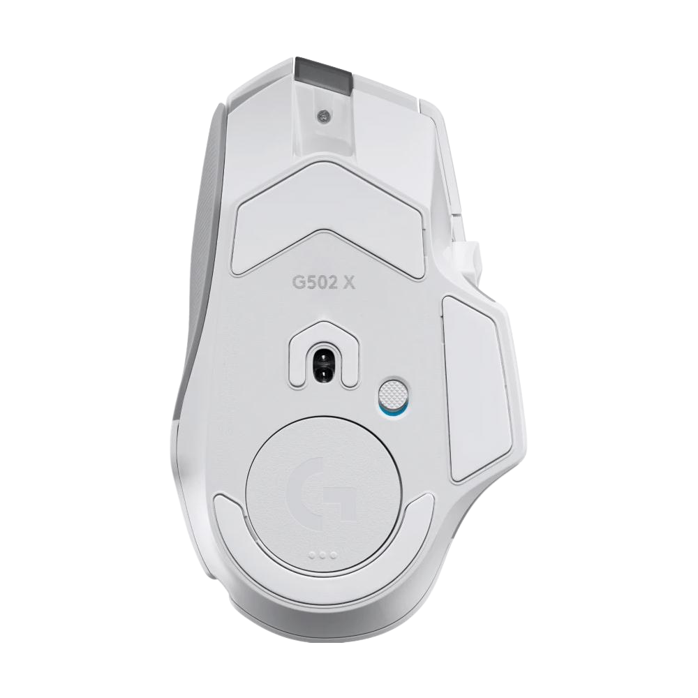 A large main feature product image of Logitech G502 X PLUS RGB Wireless Gaming Mouse - White