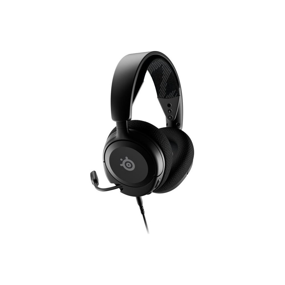 A large main feature product image of SteelSeries Arctis Nova 1 - Gaming Headset - Black