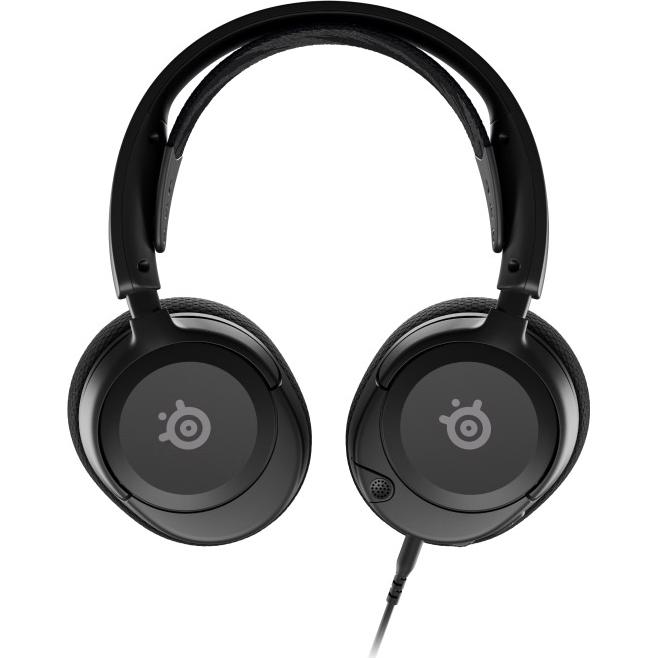 A large main feature product image of SteelSeries Arctis Nova 1 - Gaming Headset - Black