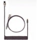 A small tile product image of Keychron Custom Coiled Aviator Cable USB-C Cable with USB-A Adapter - Grey