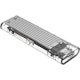 A small tile product image of ORICO Clear M.2 NVMe Type-C USB 3.1 SSD Enclosure - Silver