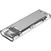 A product image of ORICO Clear M.2 NVMe Type-C USB 3.1 SSD Enclosure - Silver