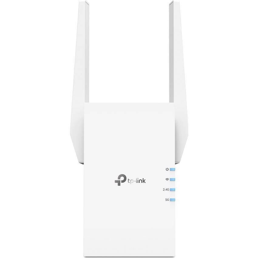 A large main feature product image of TP-Link RE705X - AX3000 Wi-Fi 6 Mesh Range Extender