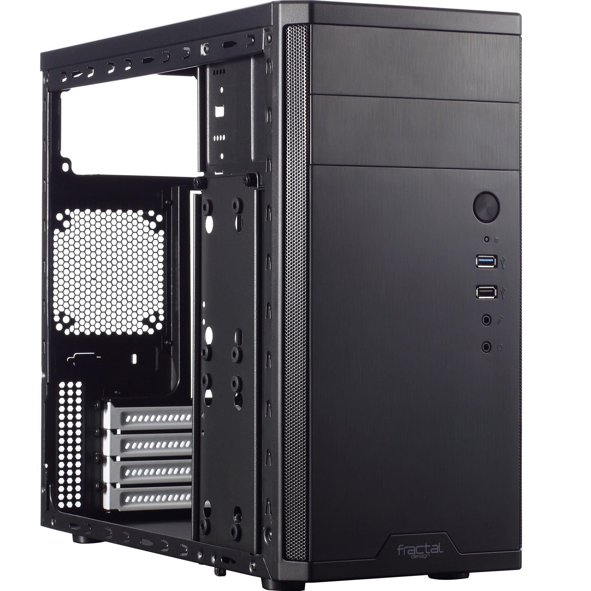 A large main feature product image of Fractal Design Core 1100 Micro Tower Case (Black)