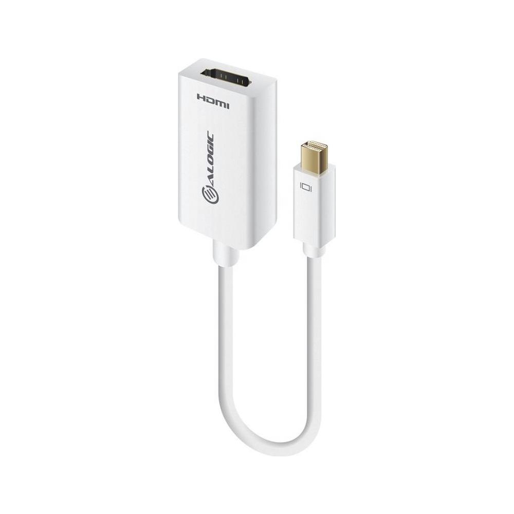 A large main feature product image of ALOGIC 15cm Mini DisplayPort to HDMI Adapter Male to Female